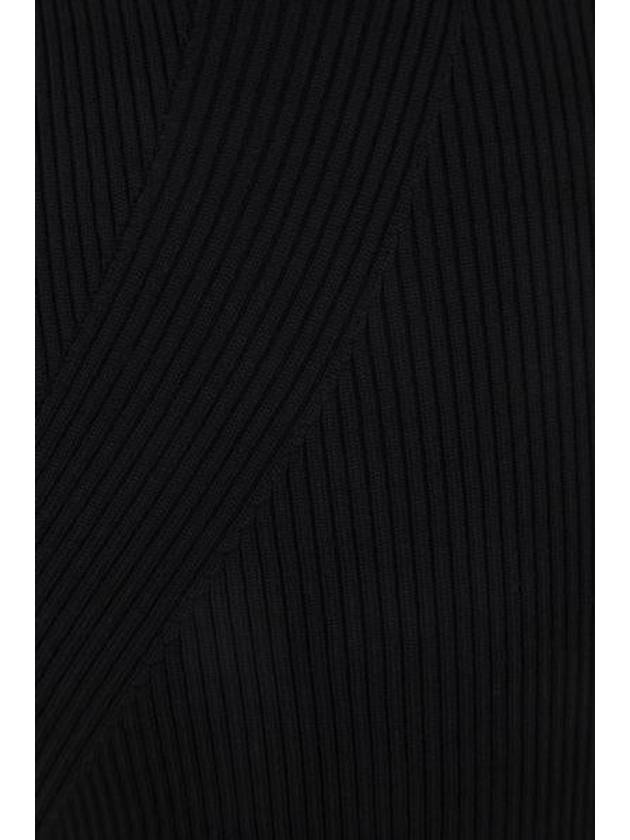 Rib Knit Pencil Skirt Black - ALEXANDER MCQUEEN - BALAAN 4