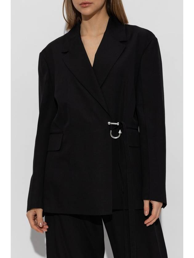 JW Anderson Blazer With Tie, Women's, Black - JW ANDERSON - BALAAN 3