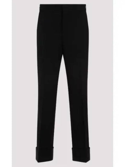 Horsebit Metal Detail Straight Pants Black - GUCCI - BALAAN 2