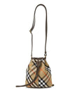 Check Bucket Bag Beige - BURBERRY - BALAAN 7