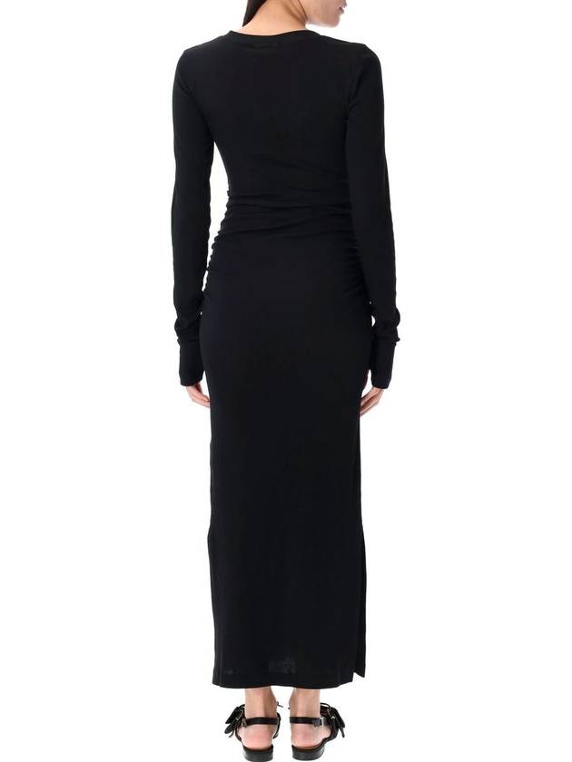 Ganni Rib Long Dress - GANNI - BALAAN 2