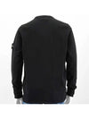 Raw Hand Cotton Crewneck Knit Top Black - STONE ISLAND - BALAAN 5