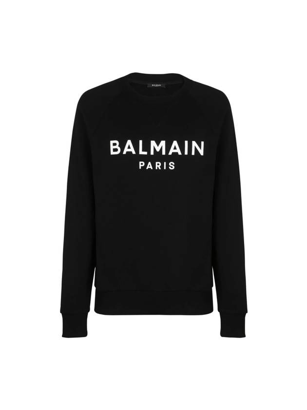 Logo printing sweatshirt black - BALMAIN - BALAAN 1