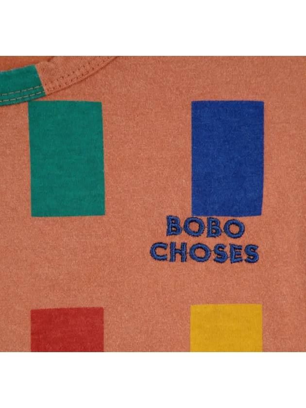 Color Game All Over Long Sleeve T Shirt B224AC015 Italian Kids - BOBO CHOSES - BALAAN 3