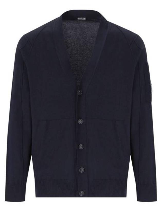 Lens Cotton Cardigan Navy - CP COMPANY - BALAAN 2