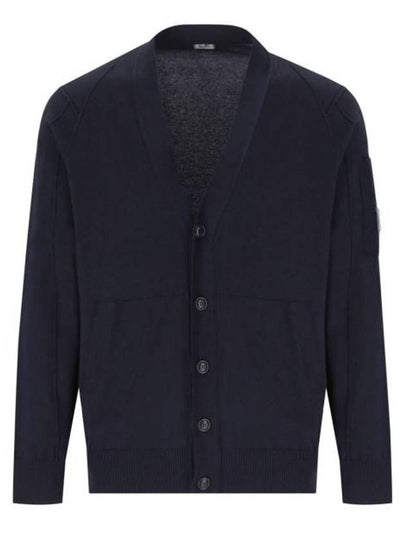 Lens Cotton Cardigan Navy - CP COMPANY - BALAAN 2