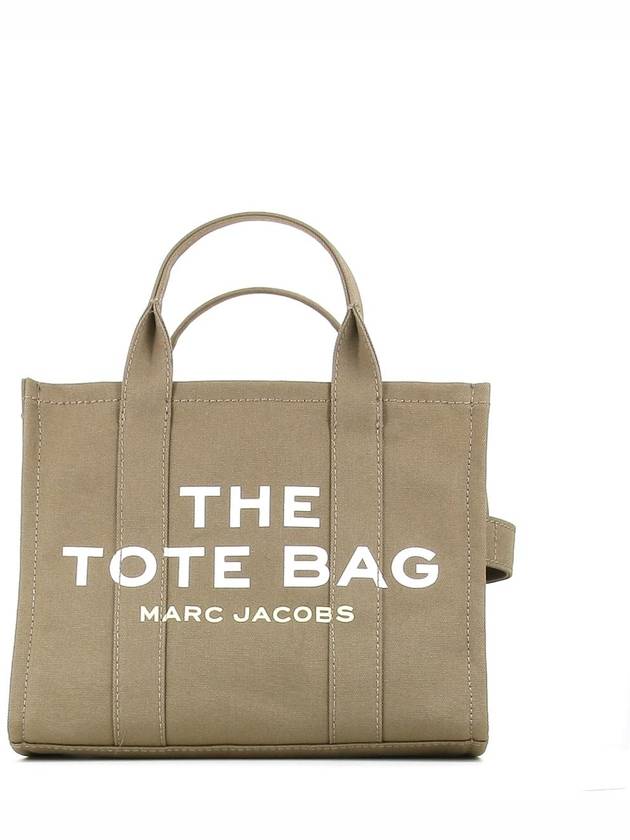 Logo Medium Canvas Tote Bag Slate Green - MARC JACOBS - BALAAN 2