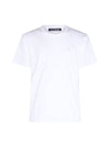 Face Patch Crew Neck Short Sleeve T-Shirt White - ACNE STUDIOS - BALAAN 1