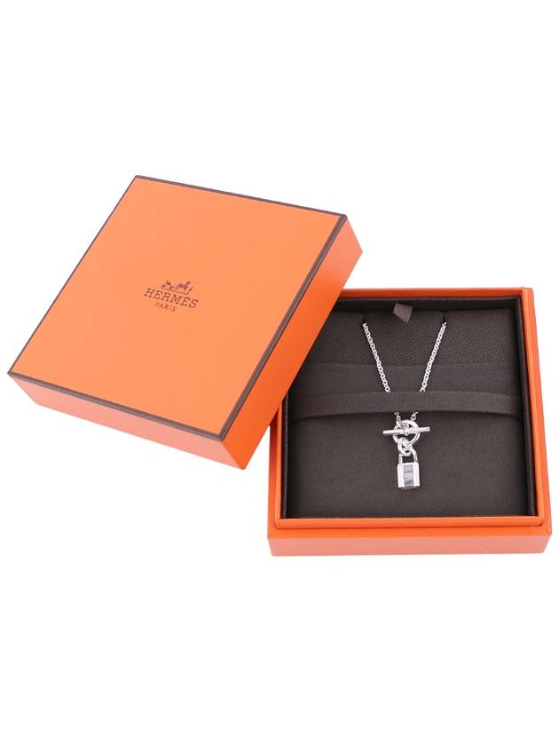 Kelly Cadenas Pendant Necklace Silver - HERMES - BALAAN 3