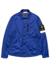 Skin Touch Nylon Garment Dyed Jacket Blue - STONE ISLAND - BALAAN 2