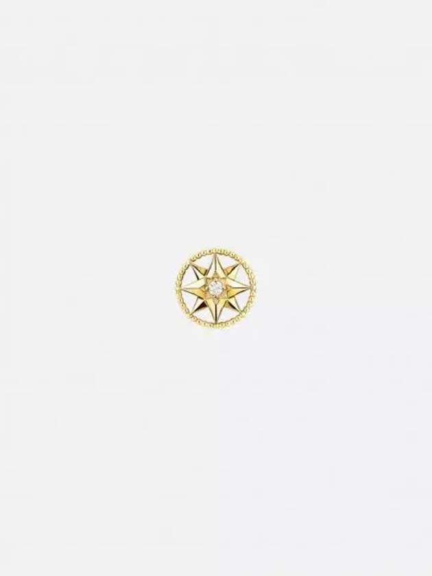 Rose des Vents Diamond Small Single Earring Gold - DIOR - BALAAN 2