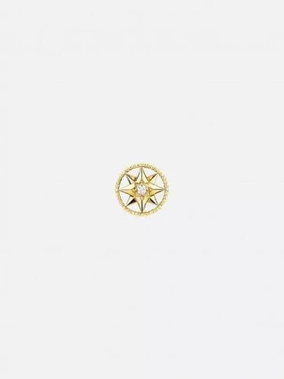 Rose des Vents Diamond Small Single Earring Gold - DIOR - BALAAN 2