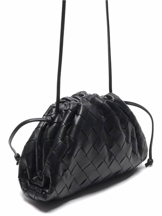 Intrecciato Mini Pouch Bag Black - BOTTEGA VENETA - BALAAN 4