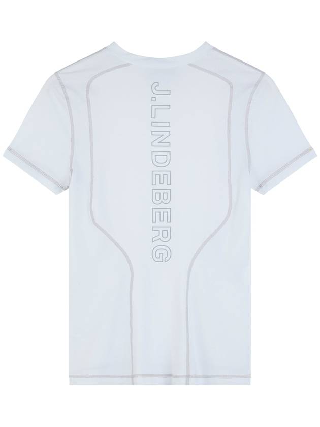 Marsha Logo Short Sleeve T-Shirt White - J.LINDEBERG - BALAAN 5