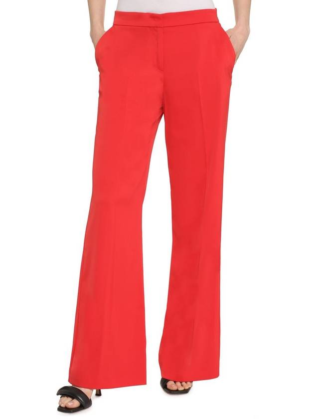 Straight Pants 100029A0GHR48 Red - PINKO - BALAAN 4