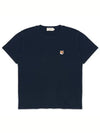 Fox Head Patch Short Sleeve T-Shirt Navy - MAISON KITSUNE - BALAAN 2