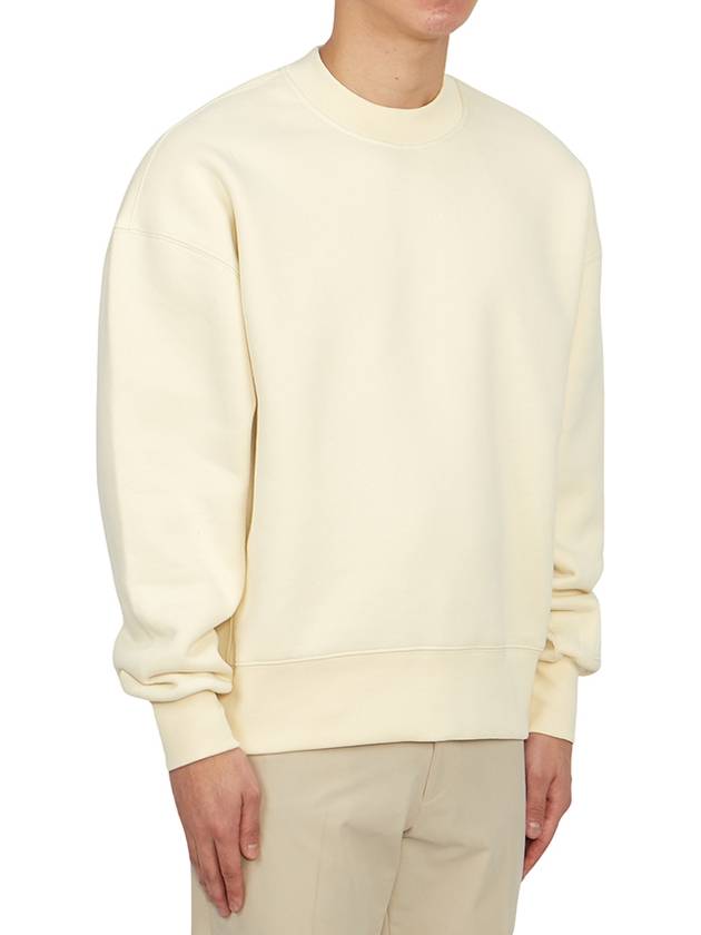 Alexandre Mattiussi Embroidered Logo Sweatshirt Ivory - AMI - BALAAN 4