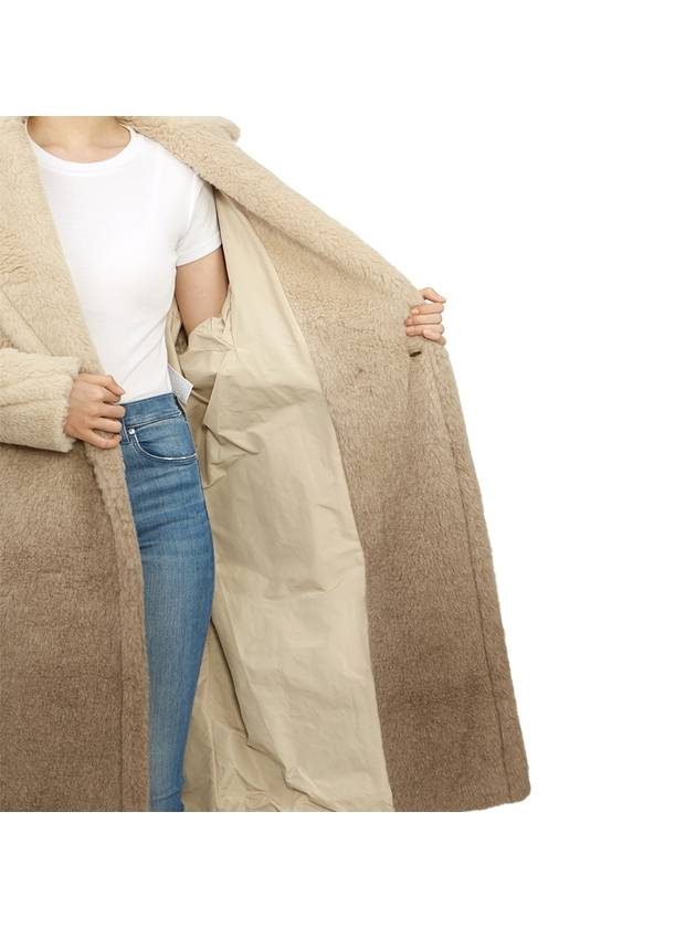 Teddy Wool Double Coat Beige - MAX MARA - BALAAN 8