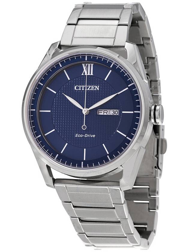 Citizen Eco-Drive Classic Blue Dial Men's Watch AW0081-54L - CITIZEN - BALAAN 1