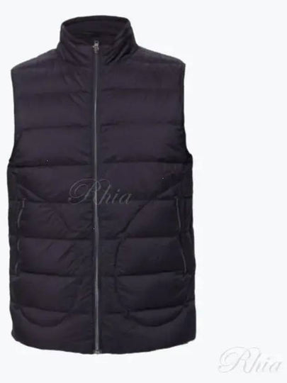 Down Padded Vest Navy - HERNO - BALAAN 2