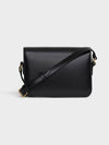 Teen Triomphe Shiny Calfskin Cross Bag Black - CELINE - BALAAN 4