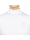 Women's Golf Roll Neck Short Sleeve T-Shirt White - HYDROGEN - BALAAN 7