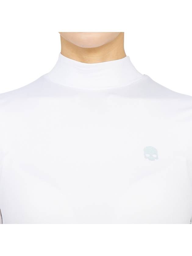 Women's Golf Roll Neck Short Sleeve T-Shirt White - HYDROGEN - BALAAN 7