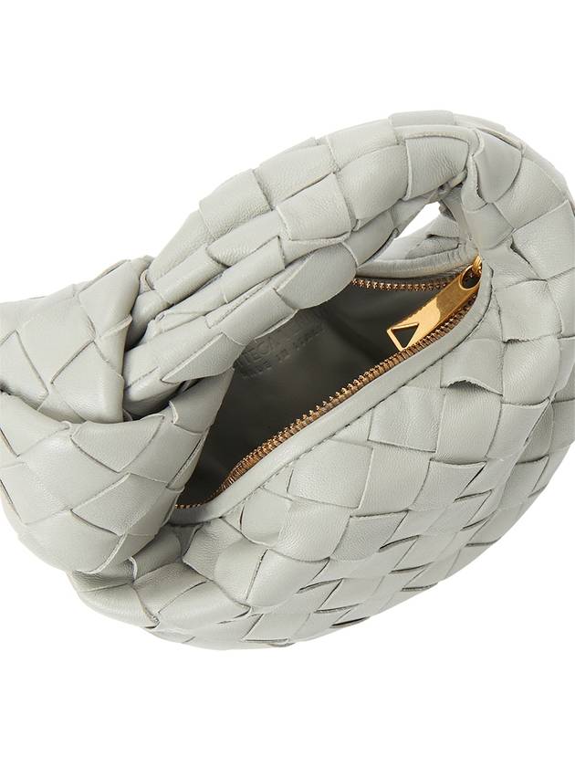 Candy Jodie Intrecciato Tote Bag Grey - BOTTEGA VENETA - BALAAN 7