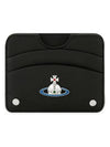 ORB Logo Card Wallet Black - VIVIENNE WESTWOOD - BALAAN 4