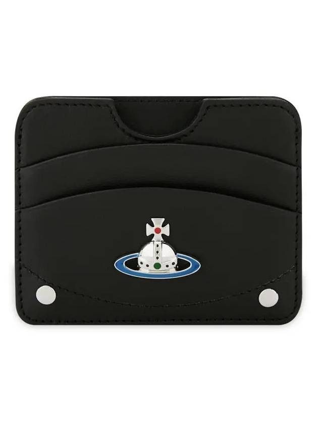 ORB Logo Card Wallet Black - VIVIENNE WESTWOOD - BALAAN 2