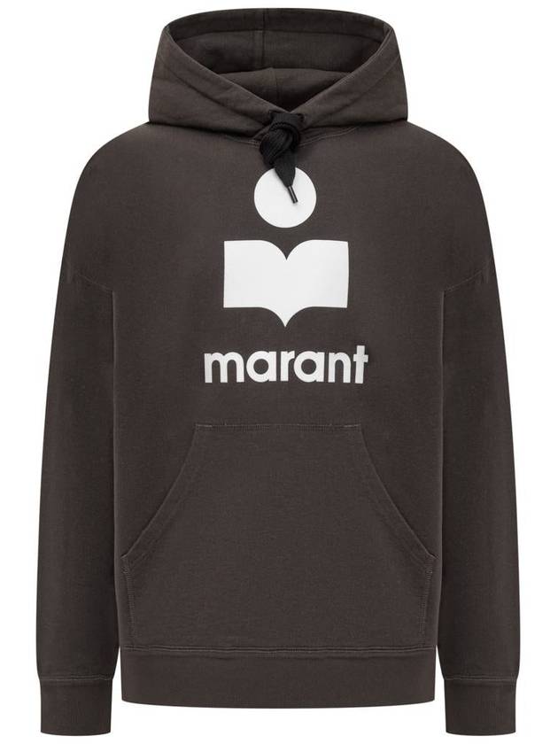 Miley Big Logo Hoodie Faded Black - ISABEL MARANT - BALAAN 2