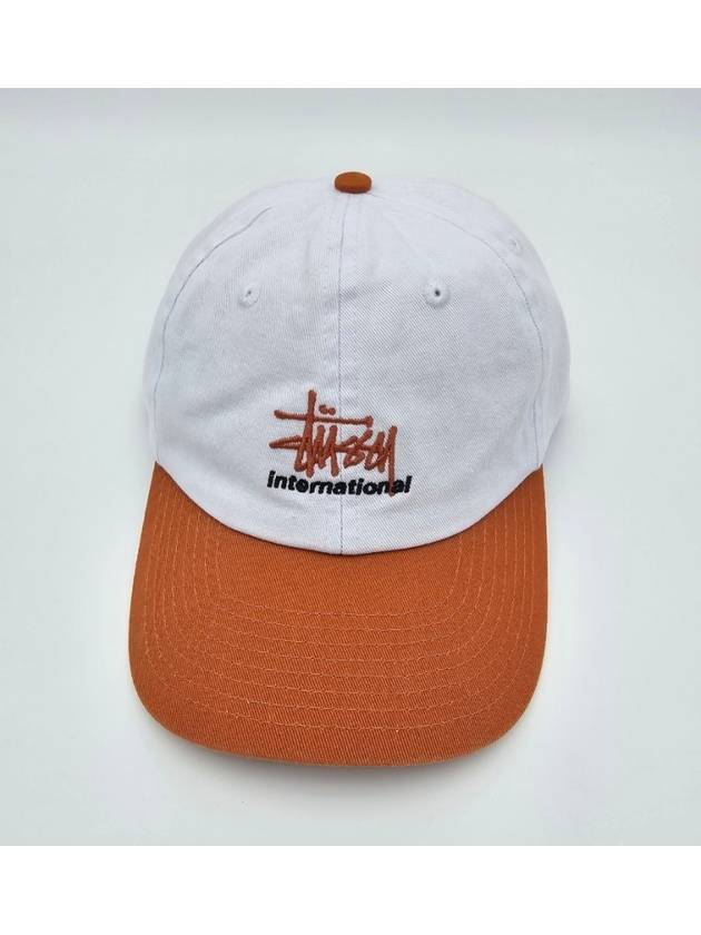 International Low Pro Ball Cap White - STUSSY - BALAAN 7