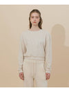 wool terry knit ivory - ETRE AU SOMMET - BALAAN 5