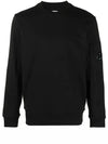 Diagonal Raised Fleece Sweatshirt Black - CP COMPANY - BALAAN 2