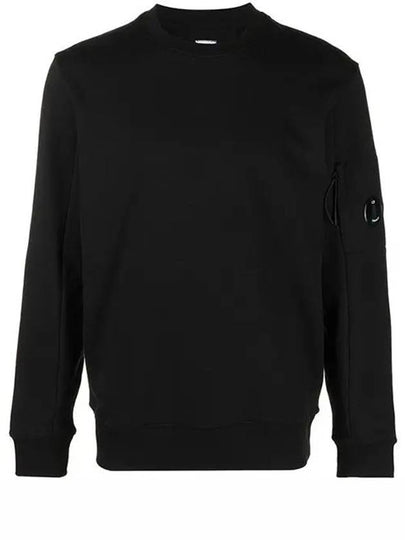 Diagonal Raised Fleece Sweatshirt Black - CP COMPANY - BALAAN 2