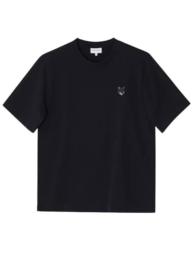 Bold Fox Head Patch Oversized Short Sleeve T-Shirt Black - MAISON KITSUNE - BALAAN 2