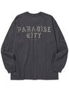 PARADISE LONG SLEEVE TEE CHARCOAL - LIBERE - BALAAN 3