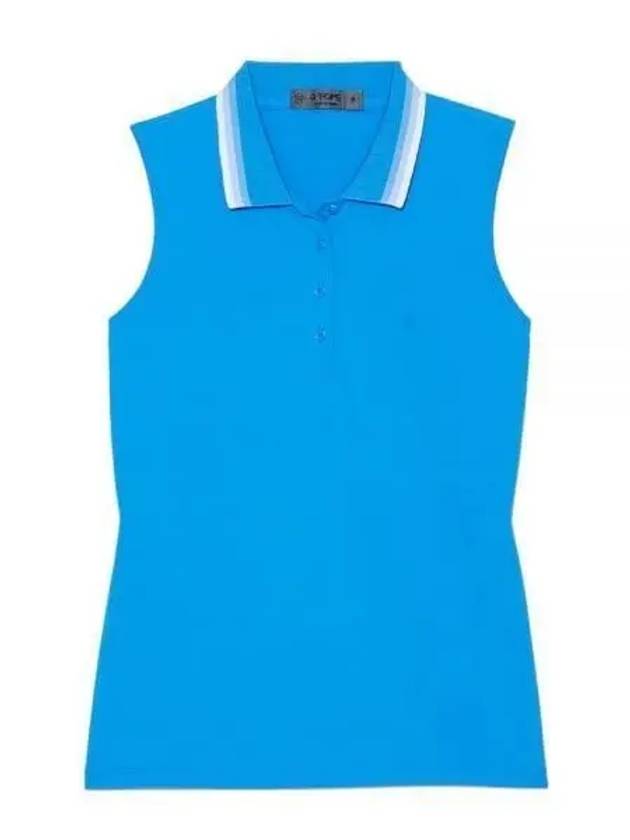 Women's Tech Nylon Polo Sleeveless Blue - G/FORE - BALAAN 2