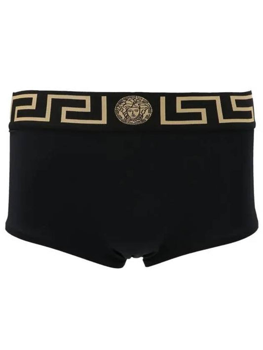 Greca Swim Trunk Shorts Black - VERSACE - BALAAN 2