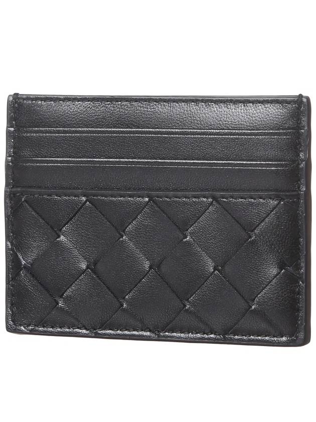 Intrecciato Card Wallet Black - BOTTEGA VENETA - BALAAN 3