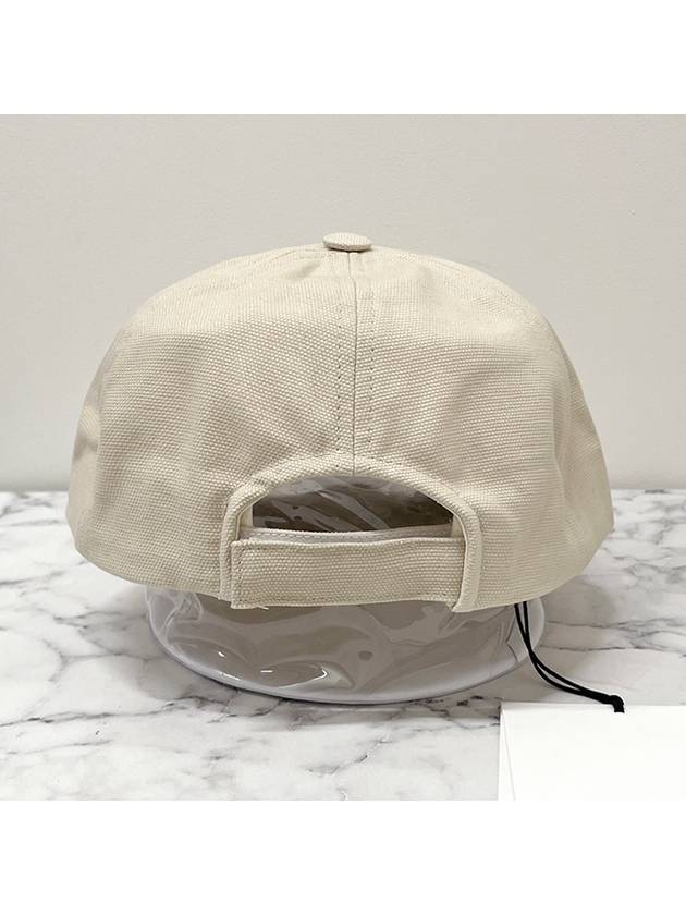 Tyron Logo Ball Cap Ivory - ISABEL MARANT - BALAAN 5