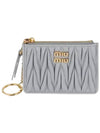 Materasse Nappa Leather Card Wallet Perla - MIU MIU - BALAAN 1