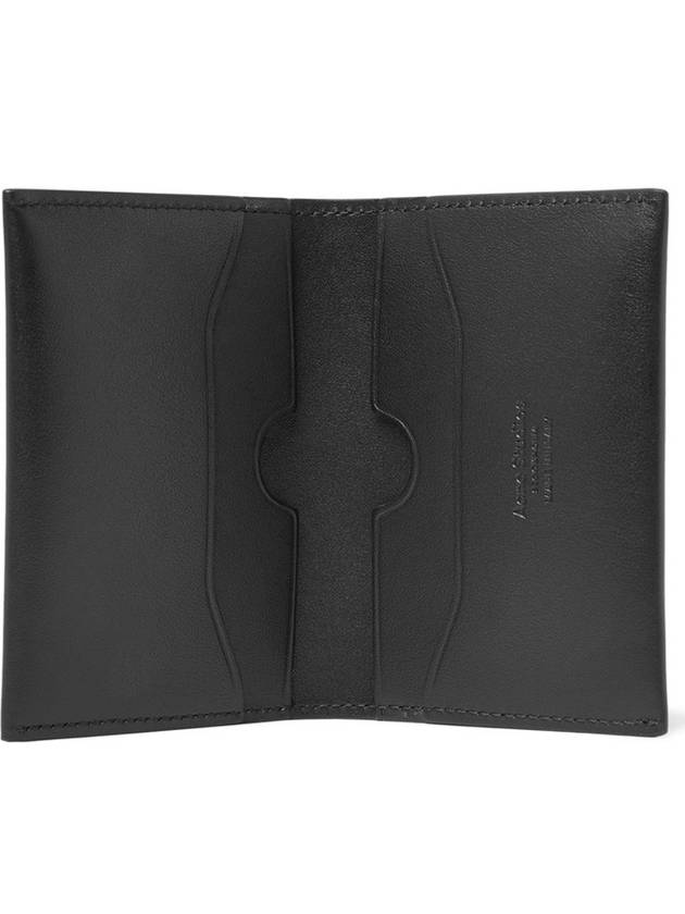 Logo Bifold Card Wallet Black - ACNE STUDIOS - BALAAN 4