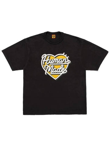 Graphic Short Sleeve T-Shirt Black - HUMAN MADE - BALAAN 1