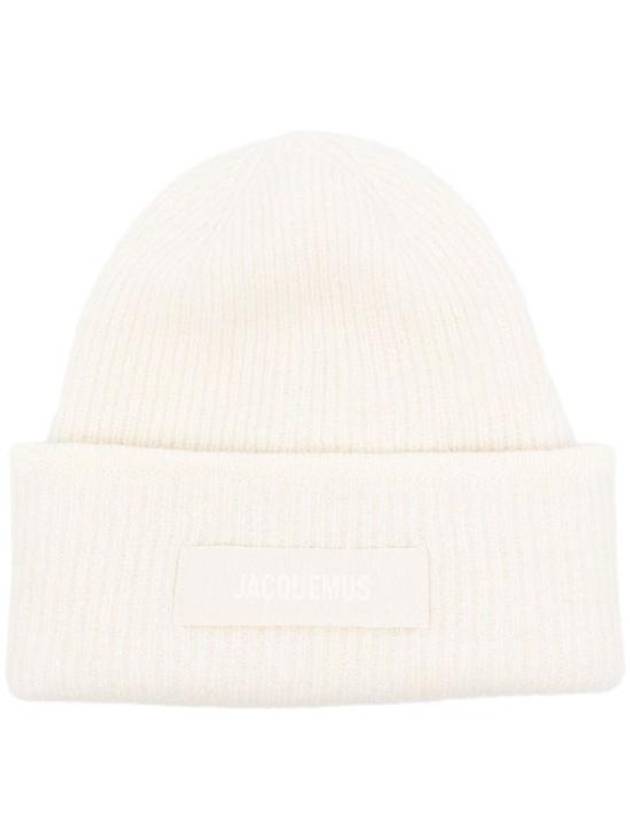 The Gros Grain Beanie Off White - JACQUEMUS - BALAAN 2