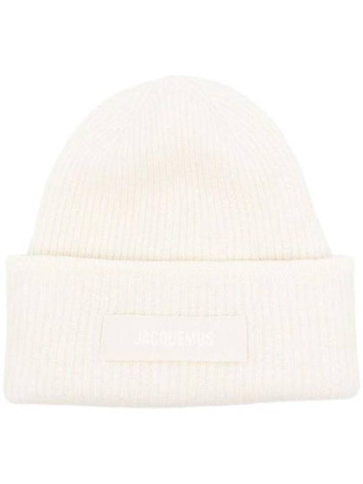 The Gros Grain Beanie Off White - JACQUEMUS - BALAAN 2