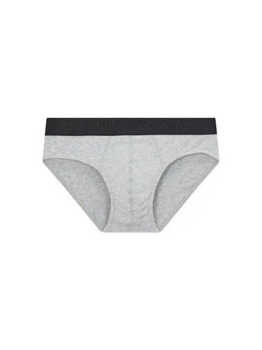 UNDERWEAR Men s Textured Logo Banding Briefs Melange Gray 270896 - EMPORIO ARMANI - BALAAN 1