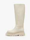 Lug Calfskin Long Boots Sea Salt - BOTTEGA VENETA - BALAAN 2