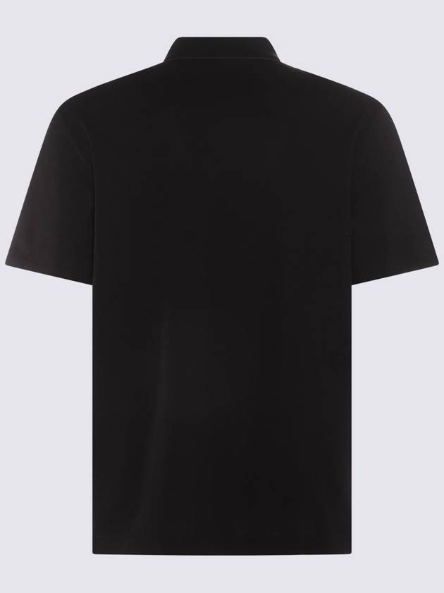 Brioni Black Cotton Polo Shirt - BRIONI - BALAAN 2