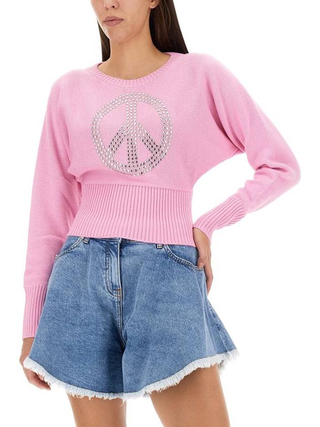 23 fw Peace Symbol Jersey 090982070221 B0040439764 - MOSCHINO - BALAAN 5